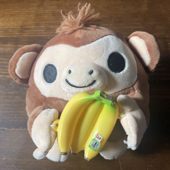 Snackles Series 2 Zuru Collectible Surprise Plush Rico the Monkey Dole Bananas - Picture 1 of 6